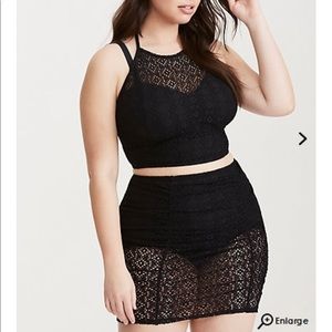 Torrid Crochet Plus Size Swim Suit
